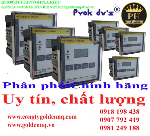Relay bảo vệ điện áp PROK DEVICES chính hãng, giá sỉ, bảo hành, phân phối toàn quốc. Để biết thêm thông tin chi tiết xin vui lòng liên hệ hotline.