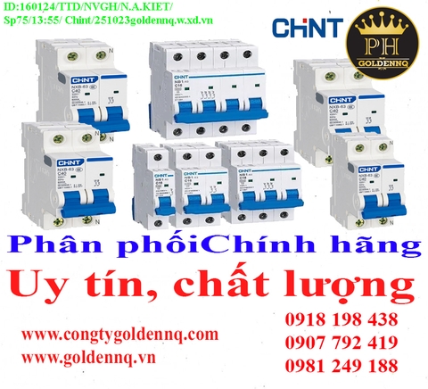 Cầu dao dạng tép Chint (MCB) về kho nhiều chưa cập nhật kịp, vui lòng liên hệ hotline để biết thêm thông tin.