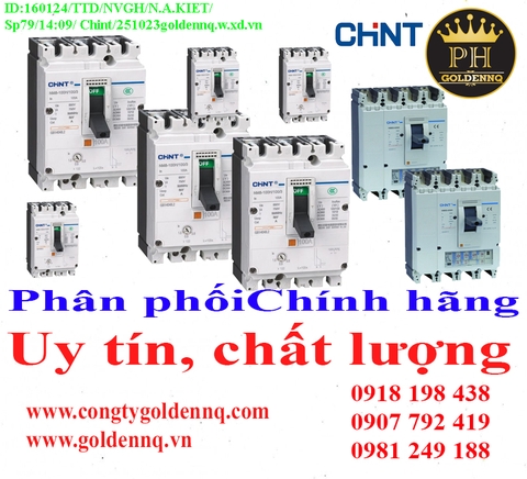 Cầu dao dạng khối Chint (MCCB) về kho nhiều chưa cập nhật kịp, vui lòng liên hệ hotline để biết thêm thông tin.