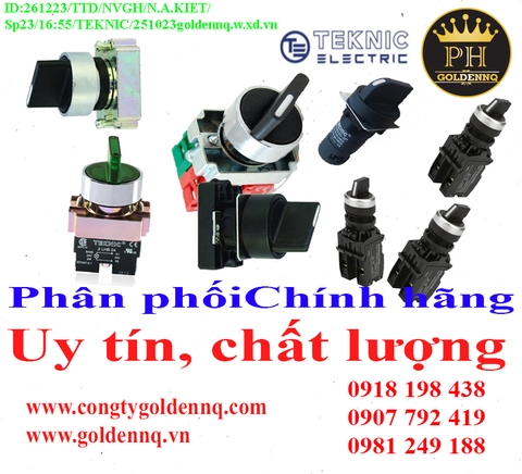 Công tắc xoay 2 vị trí, tự trả về Teknic chính hãng, giá sỉ, bảo hành, phân phối toàn quốc. Để biết thêm thông tin chi tiết xin vui lòng liên hệ hotline.