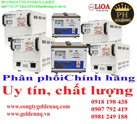 Ổn Áp Lioa chính hãng, giá sỉ, bảo hành, phân phối toàn quốc. Thông tin chi tiết xin vui lòng liên hệ hotline.