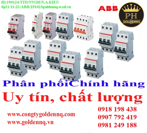 Cầu dao dạng tép ABB (MCB) về kho nhiều chưa cập nhật kịp, vui lòng liên hệ hotline để biết thêm thông tin.