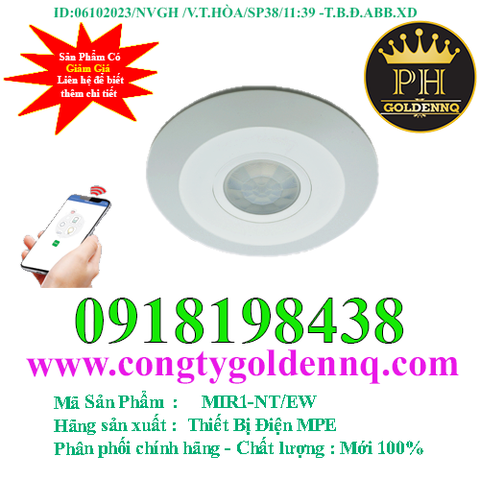 CẢM BIẾN CHUYỂN ĐỘNG HỒNG NGOẠI WIFI MIR1-NT/EW