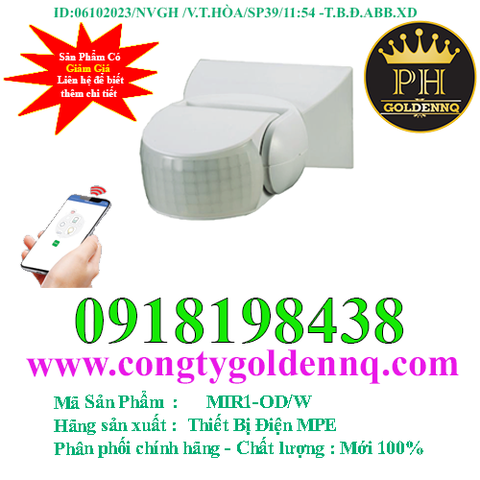 CẢM BIẾN CHUYỂN ĐỘNG HỒNG NGOẠI WIFI MIR1-OD/W