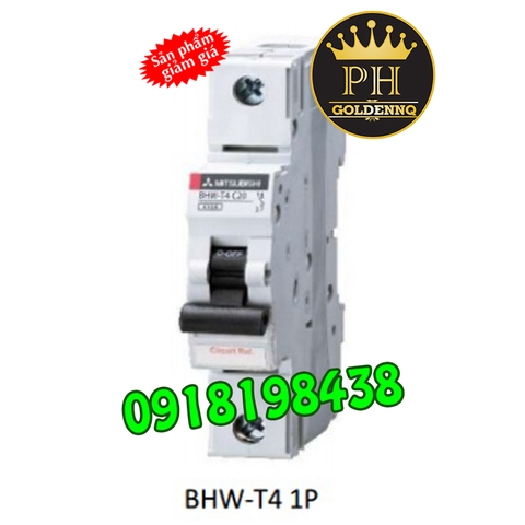 MCB Mitsubishi BHW-T10 40A 10kA 1P+N