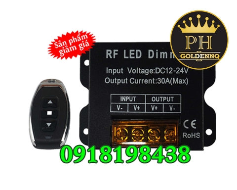 Mạch Dimmer có khiển Remote 30a chỉnh sáng tối LED