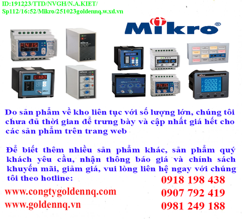 Phân phối thiết bị điện Mikro giá sỉ, chính hãng, toàn quốc