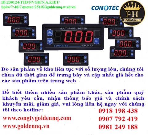 Đồng Hồ Đo Điếm Conotec chính hãng, giá sỉ, bảo hành, phân phối toàn quốc.