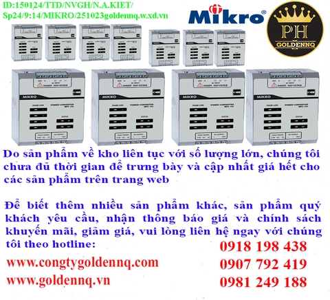 Bộ chuyển đổi nguồn Mikro chính hãng, giá sỉ, bảo hành, phân phối toàn quốc.