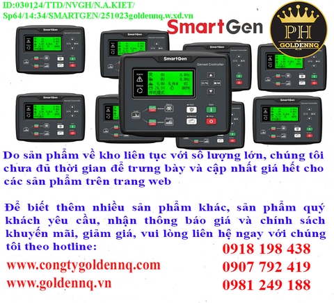 Bộ điều khiển máy phát điện SMARTGEN chính hãng, giá sỉ, phân phối toàn quốc.
