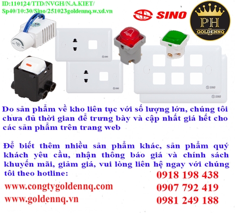 SÊ-RI S19 Sino chính hãng, giá sỉ, bảo hành, phân phối toàn quốc.