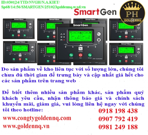 Bộ điều khiển ATS SMARTGEN chính hãng, giá sỉ, phân phối toàn quốc.