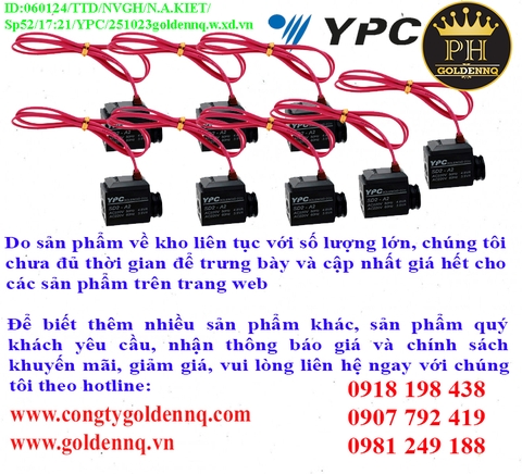 Coil dây YPC 110V/220V chính hãng, giá sỉ, phân phối toàn quốc.