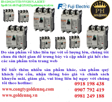 Cầu Dao Dạng Khối Chống Rò FUJI (ELCB) chính hãng, giá sỉ, bảo hành, phân phối toàn quốc.
