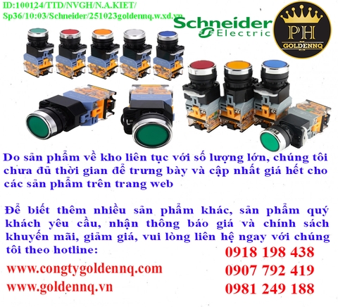 Đèn báo, nút nhấn Schneider chính hãng, giá sỉ, phân phối toàn quốc.