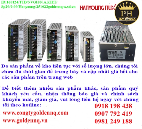 Bộ nguồn Hanyoung chính hãng, giá sỉ, bảo hành, phân phối toàn quốc.