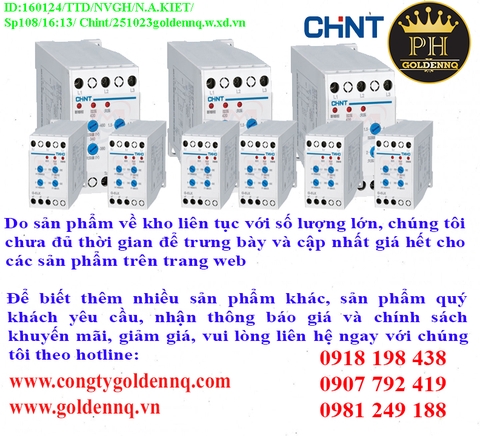 Relay bảo vệ pha Chint chính hãng, giá sỉ, bảo hành, phân phối toàn quốc.