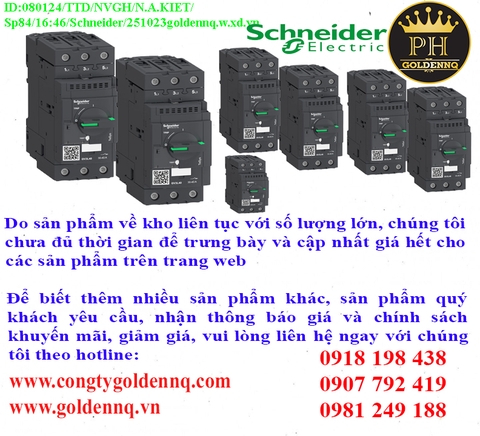 Tesys GV3 chính hãng, giá sỉ, phân phối toàn quốc.