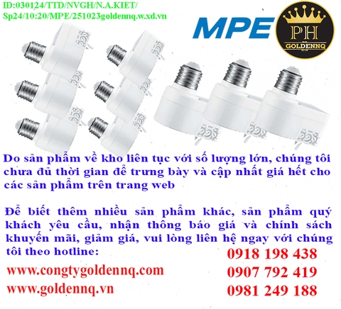 CẢM BIẾN MICROWAVE MPE chính hãng, giá sỉ, phân phối toàn quốc.