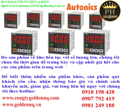 Điều khiển nhiệt độ Autonics chính hãng, giá sỉ, bảo hành, phân phối toàn quốc.