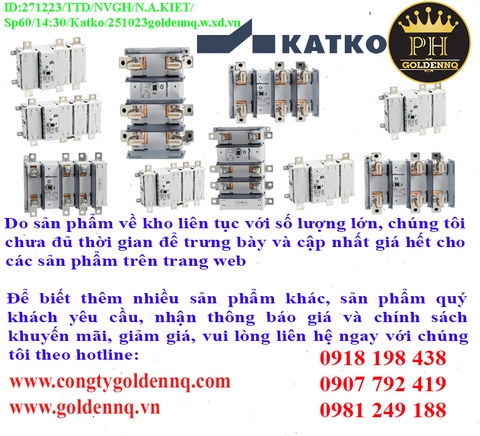 Cầu dao cách ly không hộp, loại VKE Katko chính hãng, giá sỉ, phân phối toàn quốc.