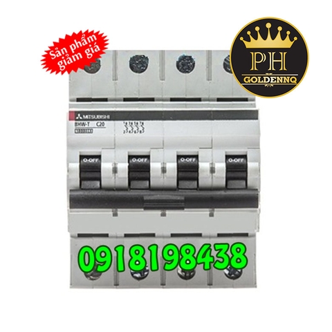 MCB Mitsubishi BHW-T4 40A 4.5kA 4P