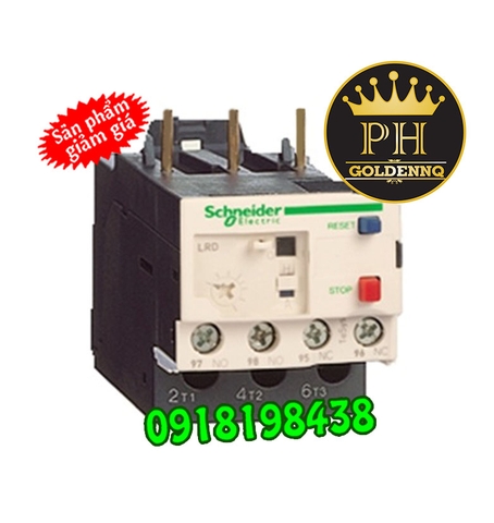 Rơ le nhiệt Schneider Class 10A (1) với đầu kết nối bắt vít