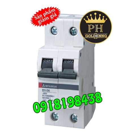 MCB Mitsubishi BH-D10 2P 16A TYPE C DC N, 10kA
