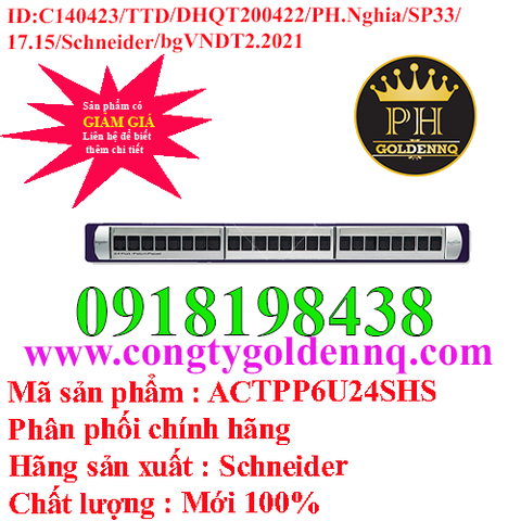 Thanh đấu nối cáp ACTPP6U24SHS Schneider