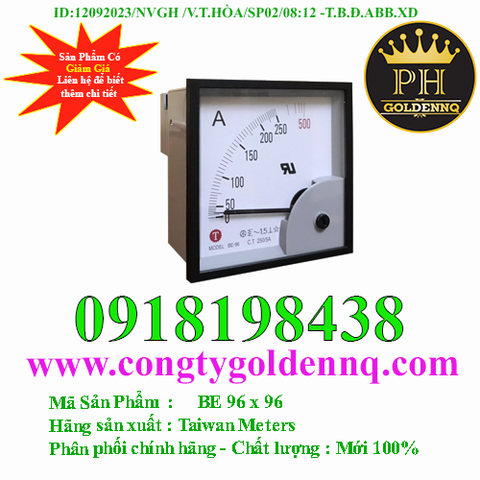 Đồng hồ Ampe 5A-50A AC Taiwan Meters