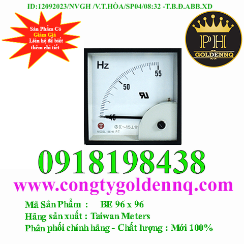 Đồng hồ đo Hz 45Hz-65Hz 220V Taiwan Meters