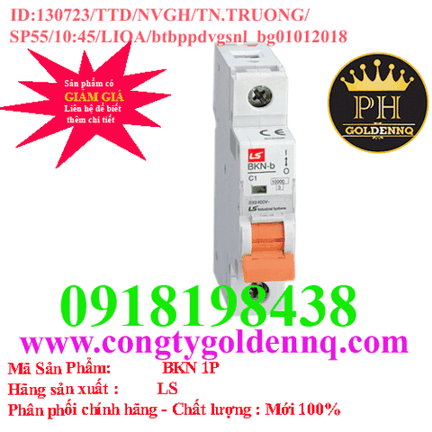 MCB LS BKN 6kA 1P 6A-10A-16A-20A-25A-32A