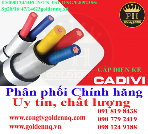 Cáp điện kế CADIVI về kho nhiều chưa cập nhật kịp, vui lòng liên hệ hotline để biết thêm thông tin