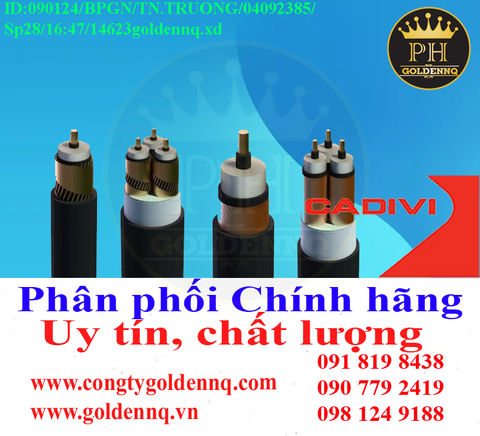 Cáp trung thế CADIVI có màn chắn kim loại, có giáp bảo vệ về kho nhiều chưa cập nhật kịp, vui lòng liên hệ hotline để biết thêm thông tin