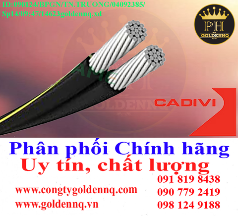 Cáp vặn xoắn hạ thế CADIVI chính hãng, giá sỉ, bảo hành, phân phối toàn quốc. Để biết thêm thông tin chi tiết xin vui lòng liên hệ hotline.