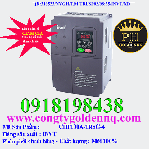 Biến tần INVT CHF100A-1R5G-4