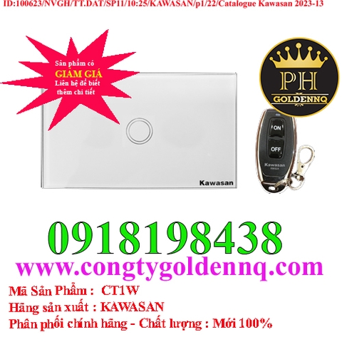 Công tắc cảm ứng chạm CT1W