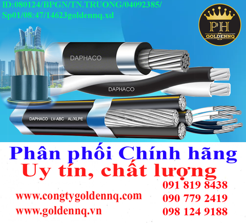 Dây cáp nhôm DAPHACO về kho nhiều chưa cập nhật kịp, vui lòng liên hệ hotline để biết thêm thông tin