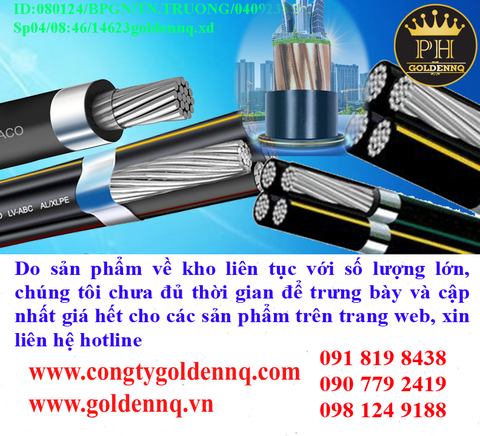 Dây cáp nhôm DAPHACO chính hãng, giá sỉ, bảo hành, phân phối toàn quốc. Để biết thêm thông tin chi tiết xin vui lòng liên hệ hotline.