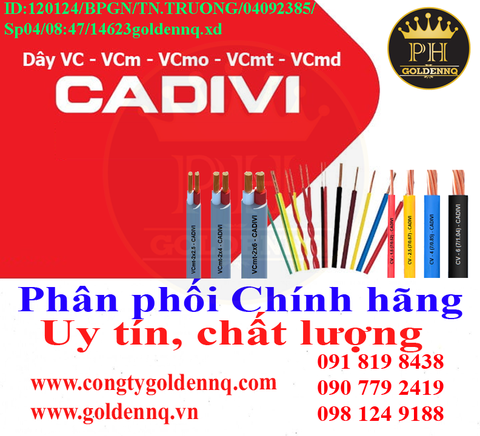 Dây điện mềm bọc nhựa PVC CADIVI về kho nhiều chưa cập nhật kịp, vui lòng liên hệ hotline để biết thêm thông tin