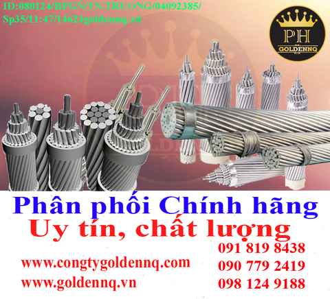 Dây nhôm lõi thép CADIVI chính hãng, giá sỉ, phân phối toàn quốc.