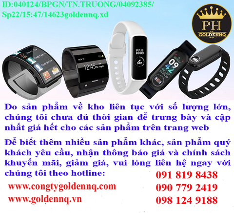 Đồng Hồ Thông Minh chính hãng, giá sỉ, bảo hành, phân phối toàn quốc. Để biết thêm thông tin chi tiết xin vui lòng liên hệ hotline.