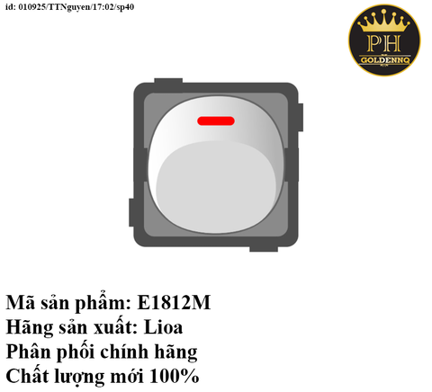 Công tắc 1 chiều 10A E1812M