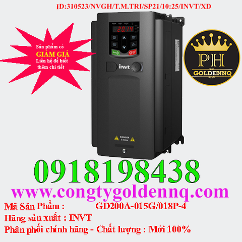 Biến tần INVT GD200A-015G/018P-4