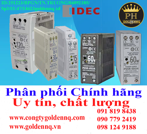 Bộ Nguồn IDec chính hãng, giá sỉ, bảo hành, phân phối toàn quốc. Để biết thêm thông tin chi tiết xin vui lòng liên hệ hotline.