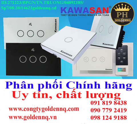Công tắc cảm ứng chạm Kawasan về kho nhiều chưa cập nhật kịp, vui lòng liên hệ hotline để biết thêm thông tin