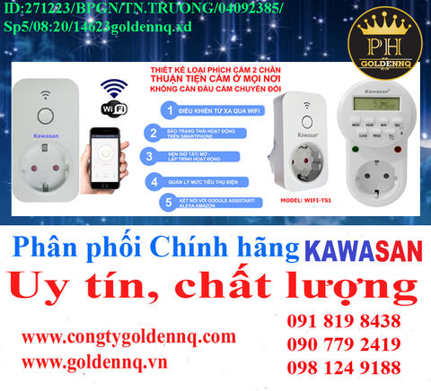 Công tắc, ổ cắm thông minh Kawasan chính hãng, giá sỉ, bảo hành, phân phối toàn quốc. Để biết thêm thông tin chi tiết xin vui lòng liên hệ hotline.