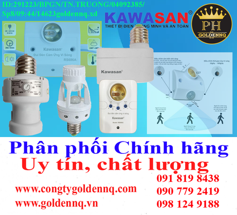 ĐUI ĐÈN CẢM ỨNG Kawasan chính hãng, giá sỉ, bảo hành, phân phối toàn quốc. Để biết thêm thông tin chi tiết xin vui lòng liên hệ hotline.
