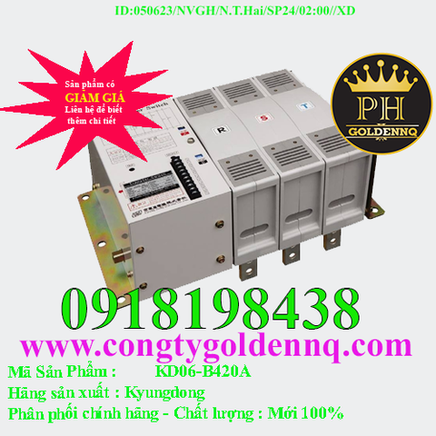 Bộ chuyển đổi nguồn ATS KyungDong KD06-B420A