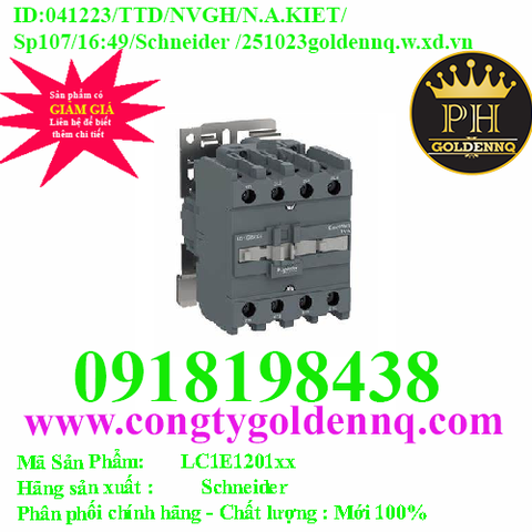 Khởi động từ LC1E1201xx Schneider